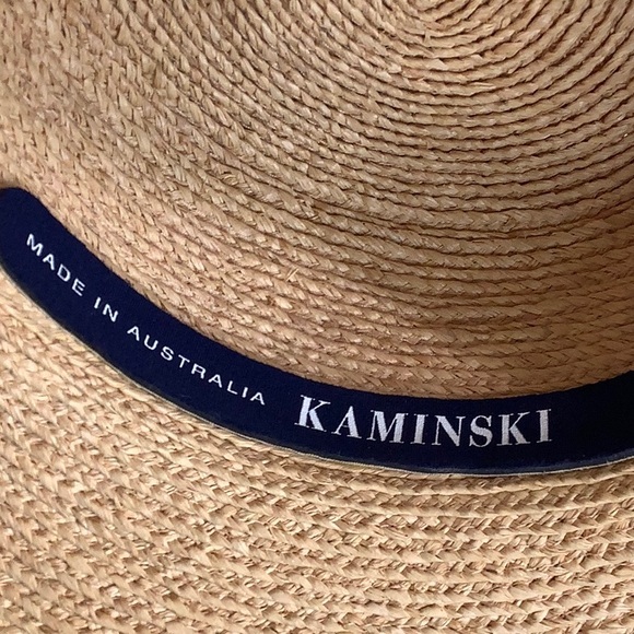 Helen Kaminski 100% Raffia wide Brin Audrey hat EUC main image 16